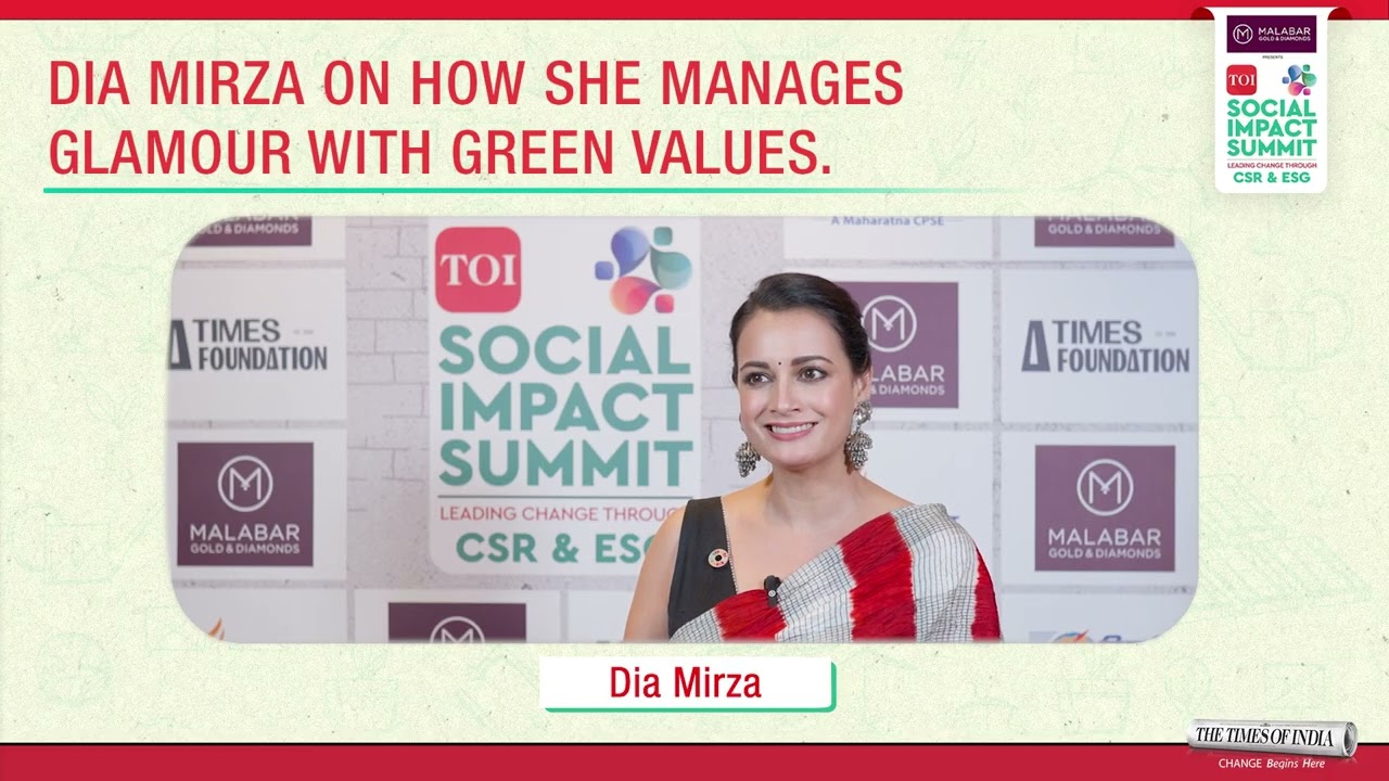 Celebrity With a Cause: Dia Mirza’s Powerful Call for Climate Action