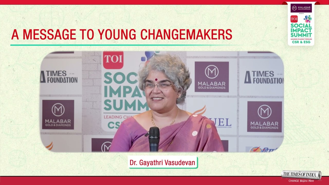 Change Takes Time: Dr. Gayathri Vasudevan on Patience, Process & Long-Term Impact